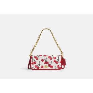 Coach Dinky Bag With Cherry Print
